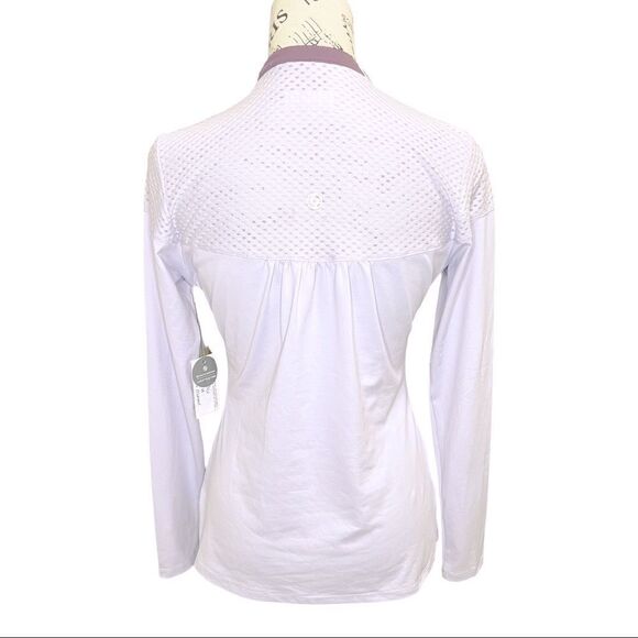 Lija Style Keen Athletic Polo in Purple - Picture 4 of 8